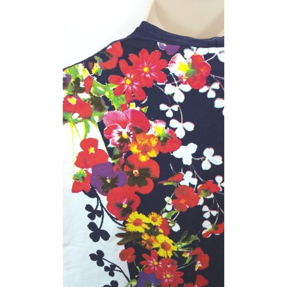 LEO GUY PRINTED COTTON BLEND TWINSET XL - Picture 4 of 5